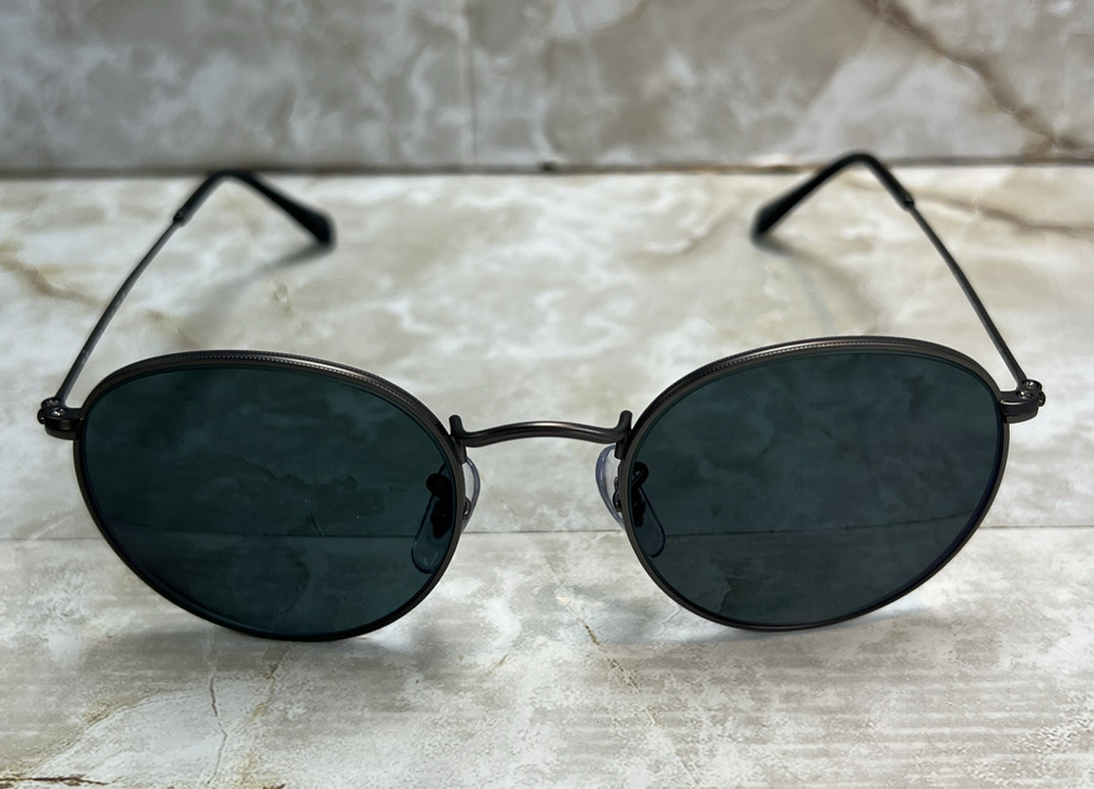 Ray-Ban Sunglasses RB 3447 Round Metal 029 Gunmetal FRAMES ONLY 50-21-145